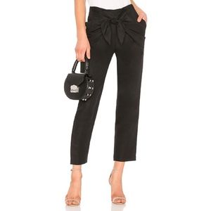Frame Bow Black Slack Pants